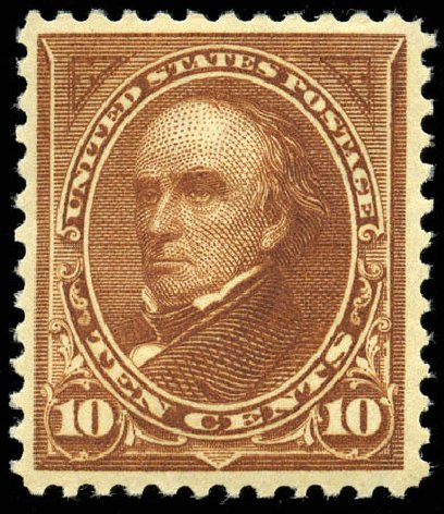 US Stamp Price Scott # 282C: 10c 1898 Webster. Matthew Bennett International, Jun 2008, Sale 328, Lot 805