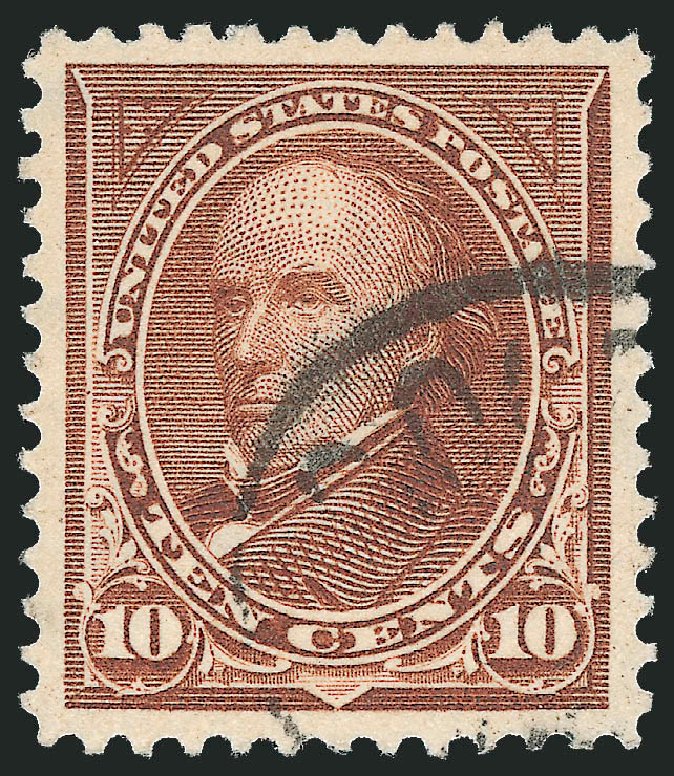 Prices of US Stamps Scott # 282C - 10c 1898 Webster. Robert Siegel Auction Galleries, Jun 2011, Sale 1011, Lot 642
