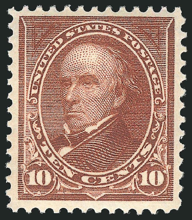 Values of US Stamps Scott Cat. # 282C - 1898 10c Webster. Robert Siegel Auction Galleries, May 2013, Sale 1044, Lot 223