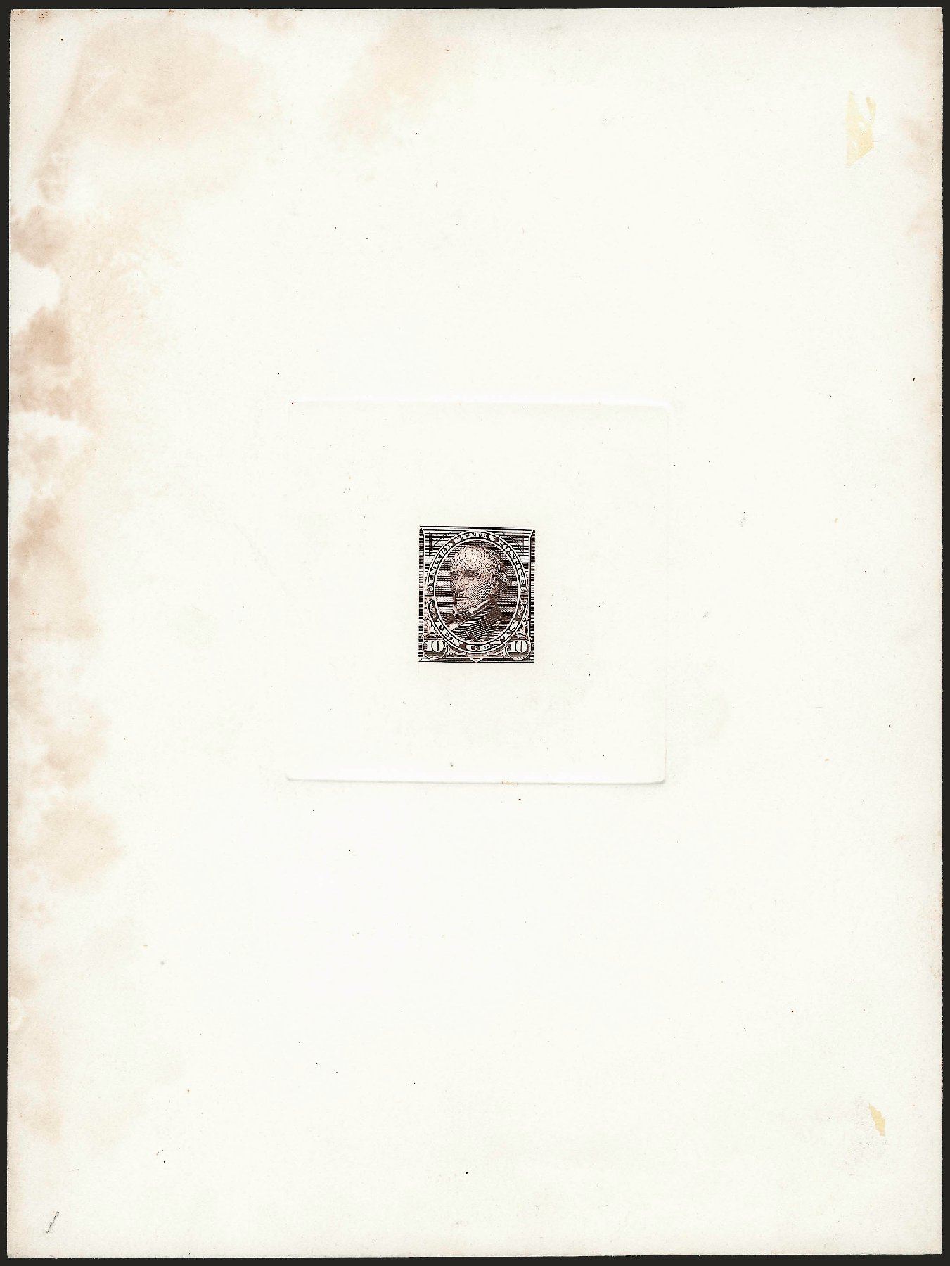 Value of US Stamp Scott 283 - 1898 10c Webster. Robert Siegel Auction Galleries, Dec 2009, Sale 977, Lot 187