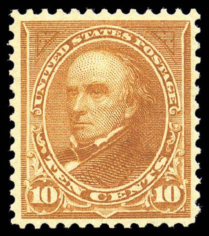 US Stamps Value Scott # 283: 1898 10c Webster. Matthew Bennett International, Sep 2010, Sale 333, Lot 3698