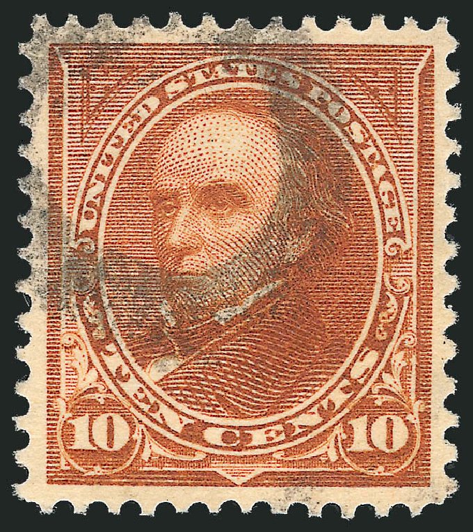 US Stamps Prices Scott # 283 - 1898 10c Webster. Robert Siegel Auction Galleries, Oct 2012, Sale 1032, Lot 3408