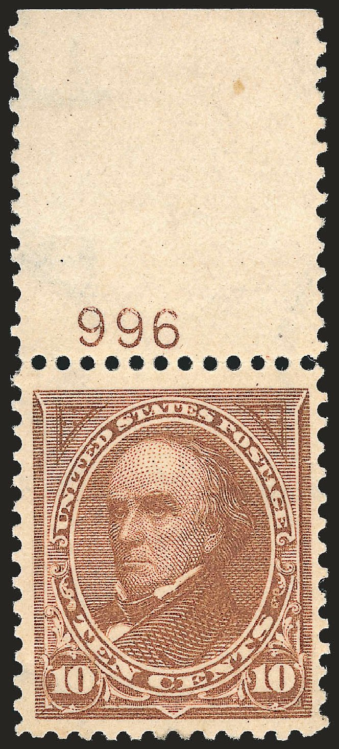 Prices of US Stamp Scott Cat. # 283 - 10c 1898 Webster. Robert Siegel Auction Galleries, Sep 2009, Sale 976, Lot 1813