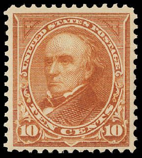 US Stamp Value Scott # 283: 1898 10c Webster. Matthew Bennett International, Jun 2008, Sale 328, Lot 806