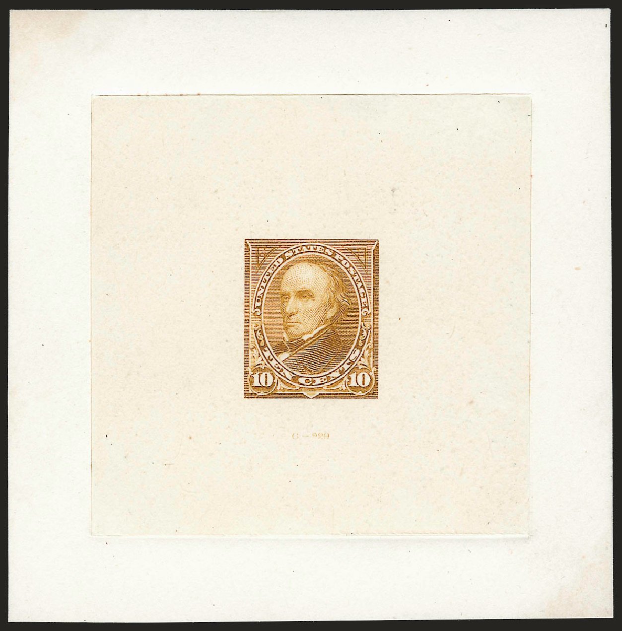 Value of US Stamp Scott Cat. 283 - 1898 10c Webster. Robert Siegel Auction Galleries, Dec 2009, Sale 977, Lot 186