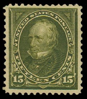 US Stamp Price Scott Catalog 284: 15c 1898 Clay. Daniel Kelleher Auctions, Jul 2011, Sale 625, Lot 877