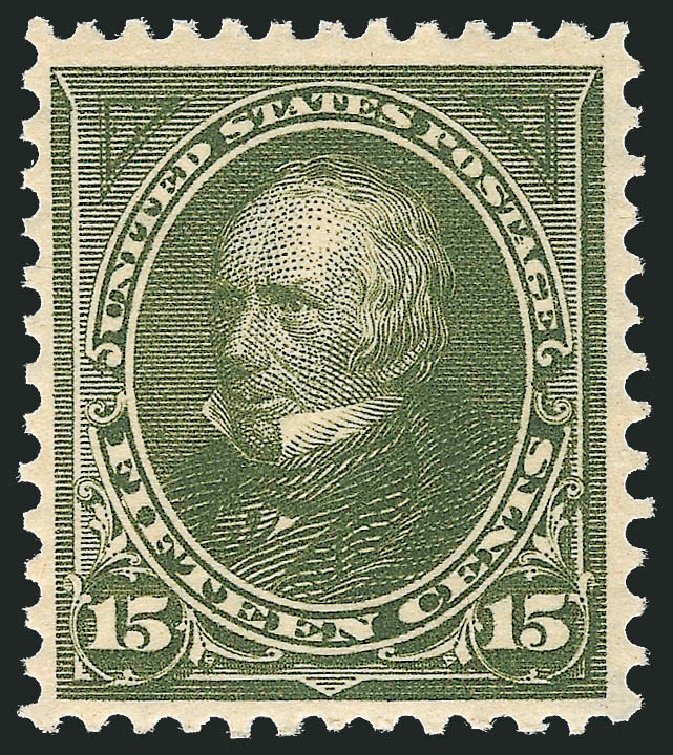 US Stamp Values Scott # 284: 15c 1898 Clay. Robert Siegel Auction Galleries, Dec 2011, Sale 1017, Lot 707