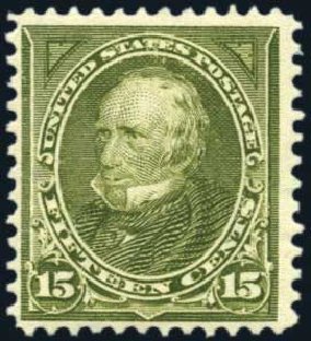 Price of US Stamp Scott Catalog #284 - 1898 15c Clay. Harmer-Schau Auction Galleries, Oct 2010, Sale 87, Lot 240