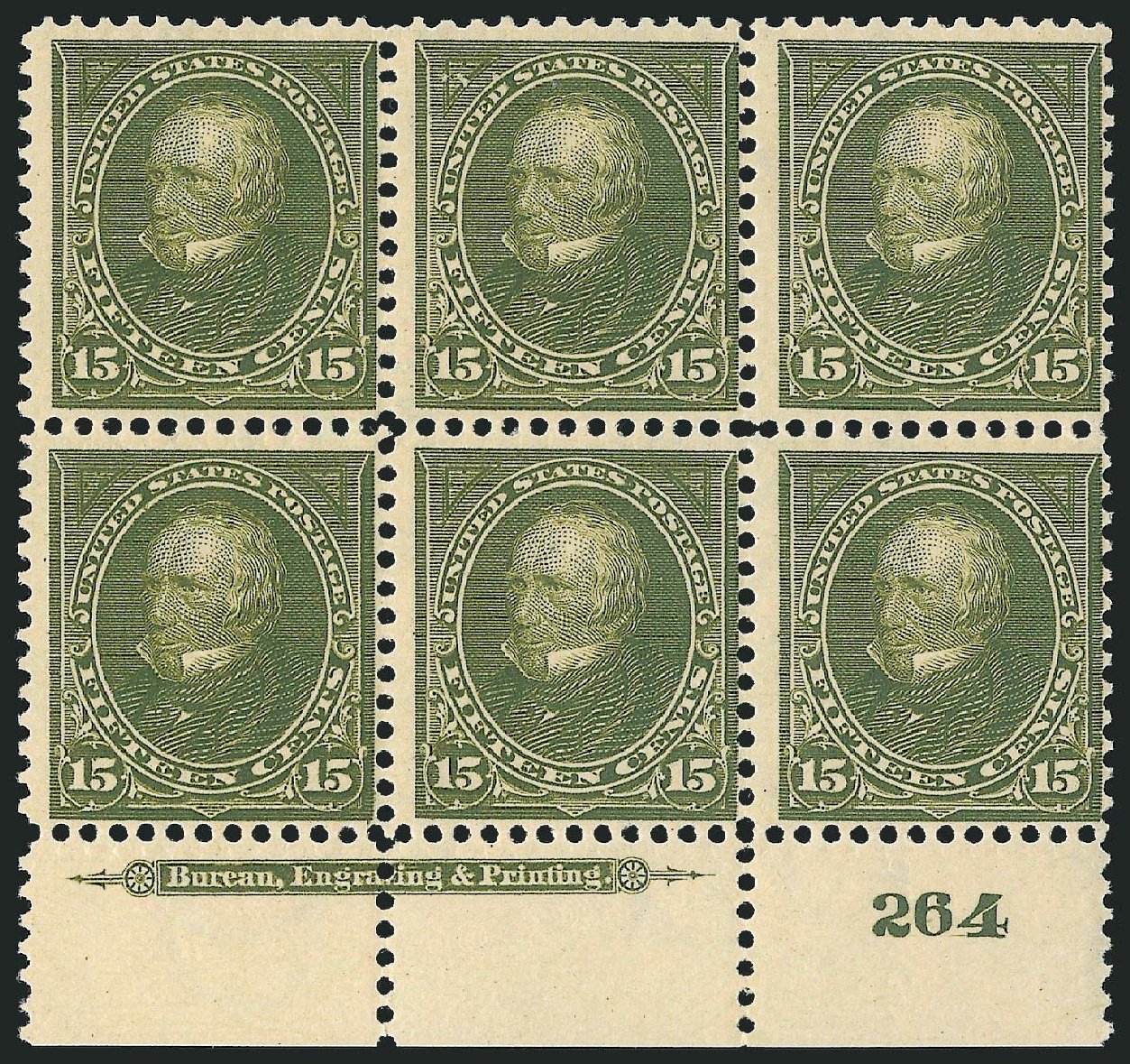 US Stamps Price Scott Cat. # 284: 15c 1898 Clay. Robert Siegel Auction Galleries, Nov 2014, Sale 1084, Lot 3652