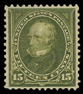 Cost of US Stamp Scott Cat. # 284 - 15c 1898 Clay. Daniel Kelleher Auctions, Jun 2012, Sale 630, Lot 1653