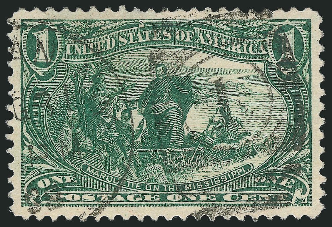 Prices of US Stamps Scott Catalogue #285 - 1c 1898 Trans Mississippi Exposition. Robert Siegel Auction Galleries, Dec 2012, Sale 1037, Lot 1907