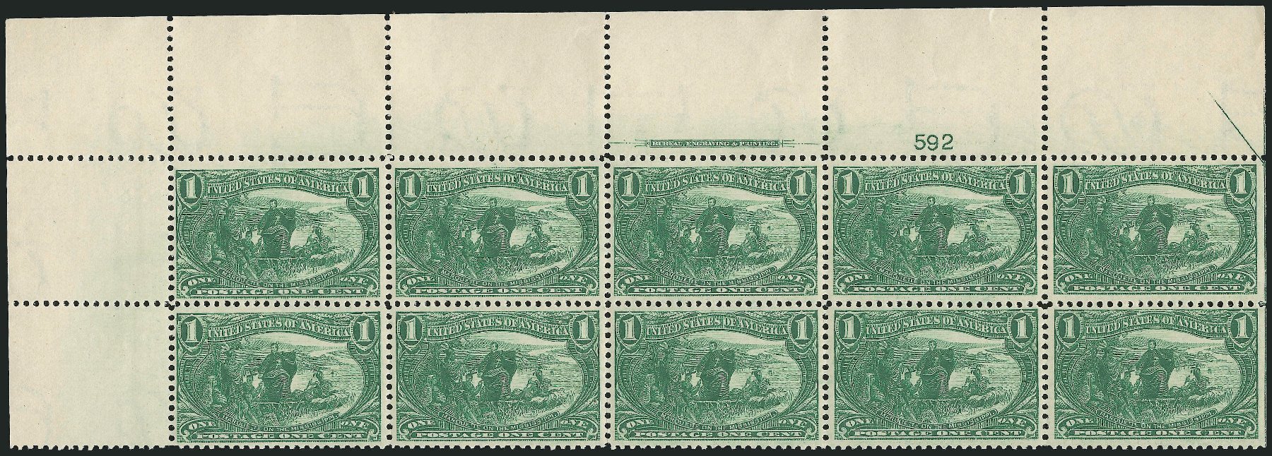 Prices of US Stamps Scott #285 - 1898 1c Trans Mississippi Exposition. Robert Siegel Auction Galleries, Mar 2013, Sale 1040, Lot 1607