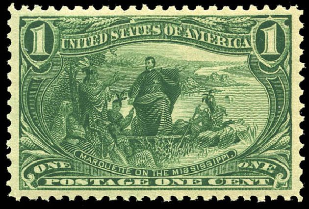 US Stamp Prices Scott Cat. 285: 1c 1898 Trans Mississippi Exposition. Matthew Bennett International, May 2014, Sale 350, Lot 408