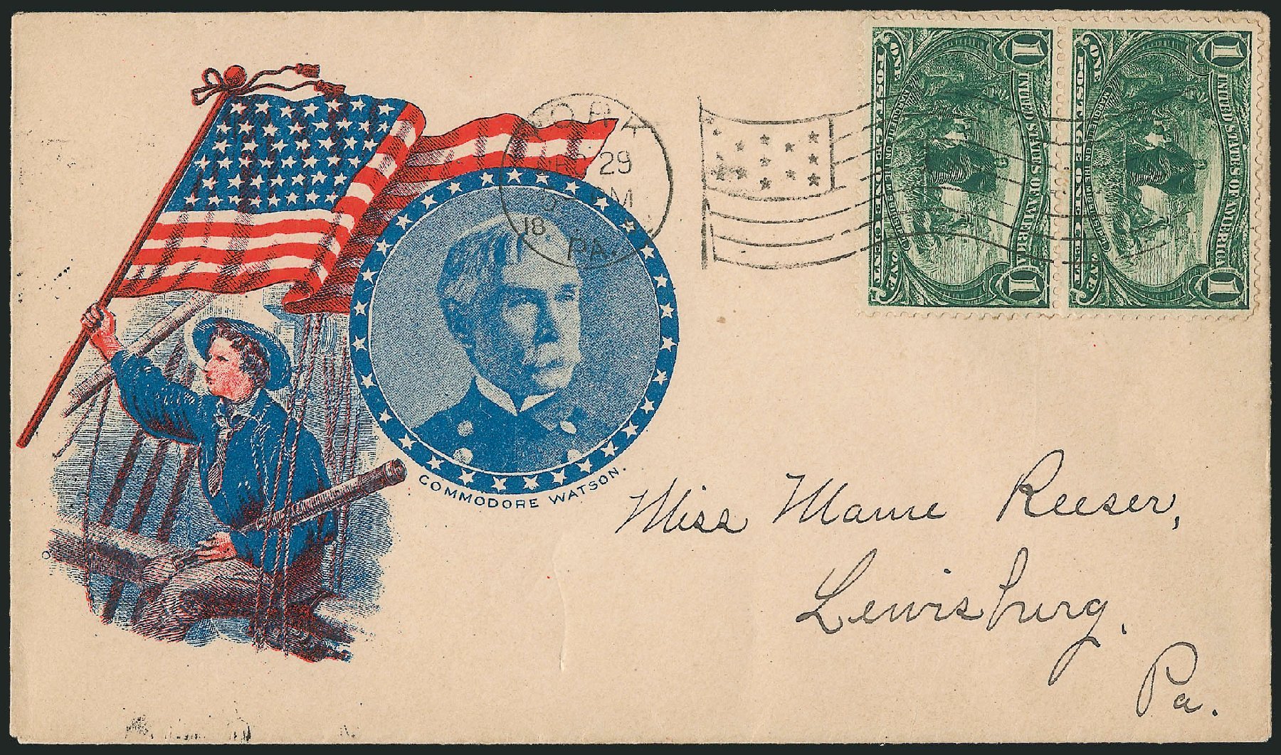 Costs of US Stamp Scott Catalogue #285: 1898 1c Trans Mississippi Exposition. Robert Siegel Auction Galleries, Nov 2013, Sale 1056, Lot 378