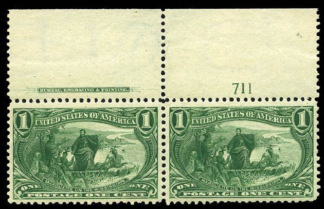 Price of US Stamp Scott Cat. #285 - 1c 1898 Trans Mississippi Exposition. Matthew Bennett International, Mar 2012, Sale 344, Lot 4469