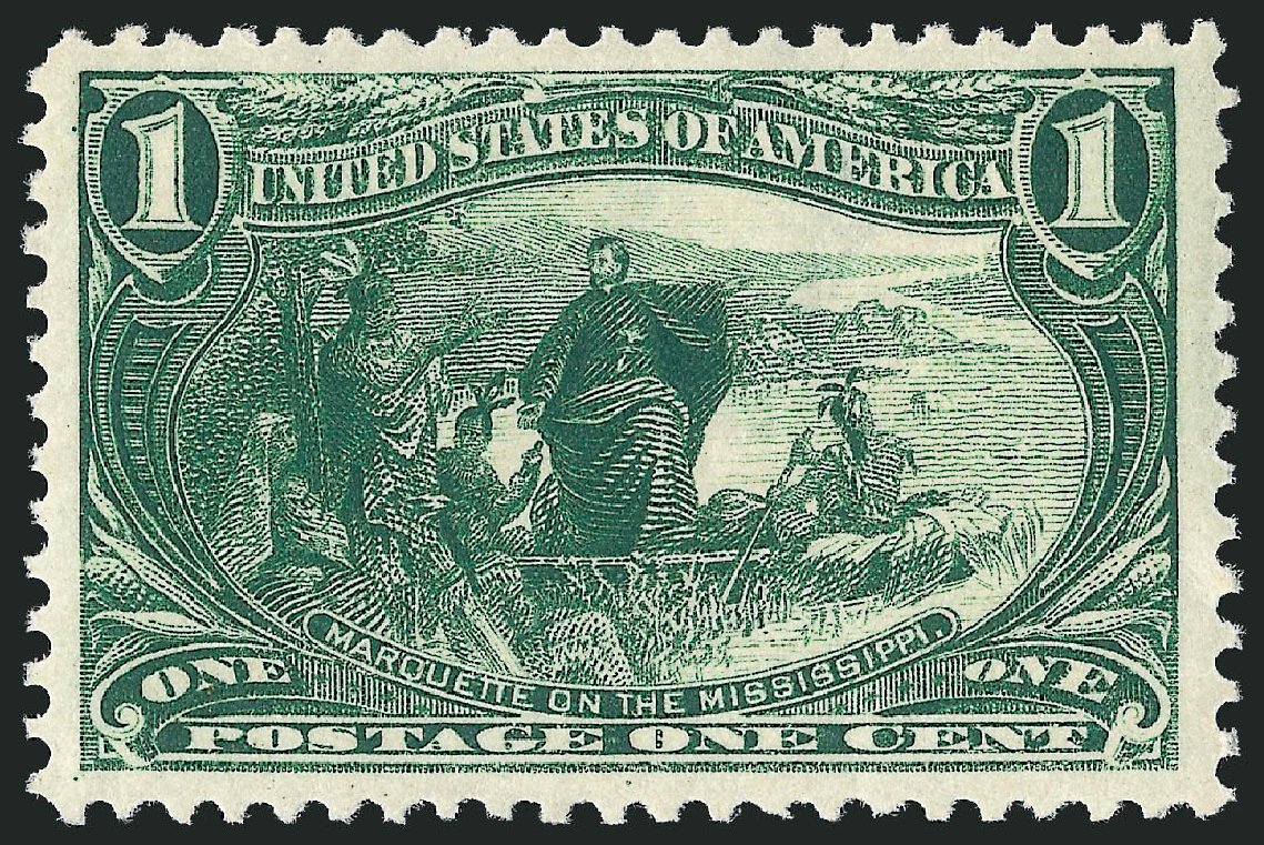 Prices of US Stamps Scott Catalog 285: 1c 1898 Trans Mississippi Exposition. Robert Siegel Auction Galleries, Dec 2010, Sale 1000, Lot 1150