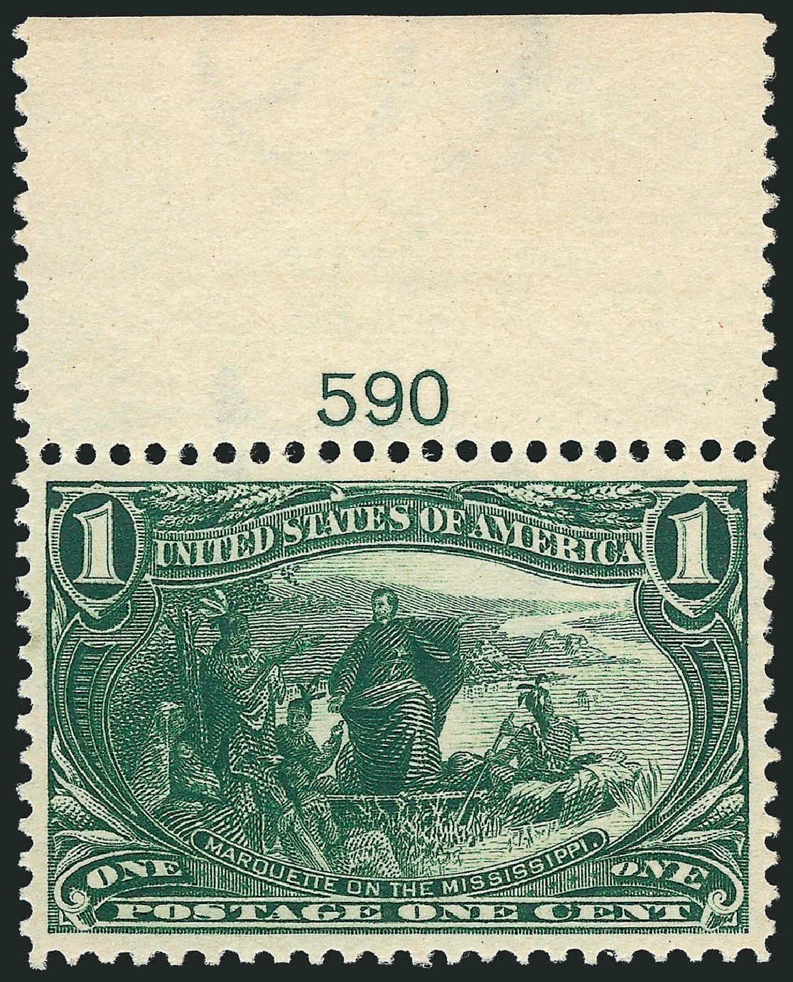 Price of US Stamp Scott #285 - 1c 1898 Trans Mississippi Exposition. Robert Siegel Auction Galleries, Sep 2008, Sale 962, Lot 2570