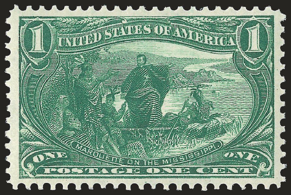 US Stamps Values Scott Cat. #285 - 1c 1898 Trans Mississippi Exposition. Robert Siegel Auction Galleries, Jun 2009, Sale 975, Lot 1610