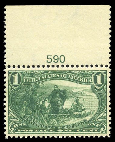 Price of US Stamp Scott Cat. #285 - 1898 1c Trans Mississippi Exposition. Matthew Bennett International, Sep 2010, Sale 331, Lot 661