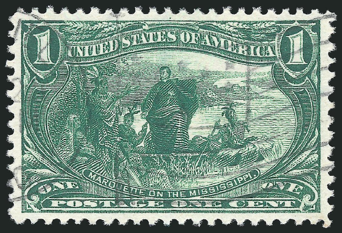 US Stamp Prices Scott 285: 1898 1c Trans Mississippi Exposition. Robert Siegel Auction Galleries, Sep 2012, Sale 1027, Lot 161