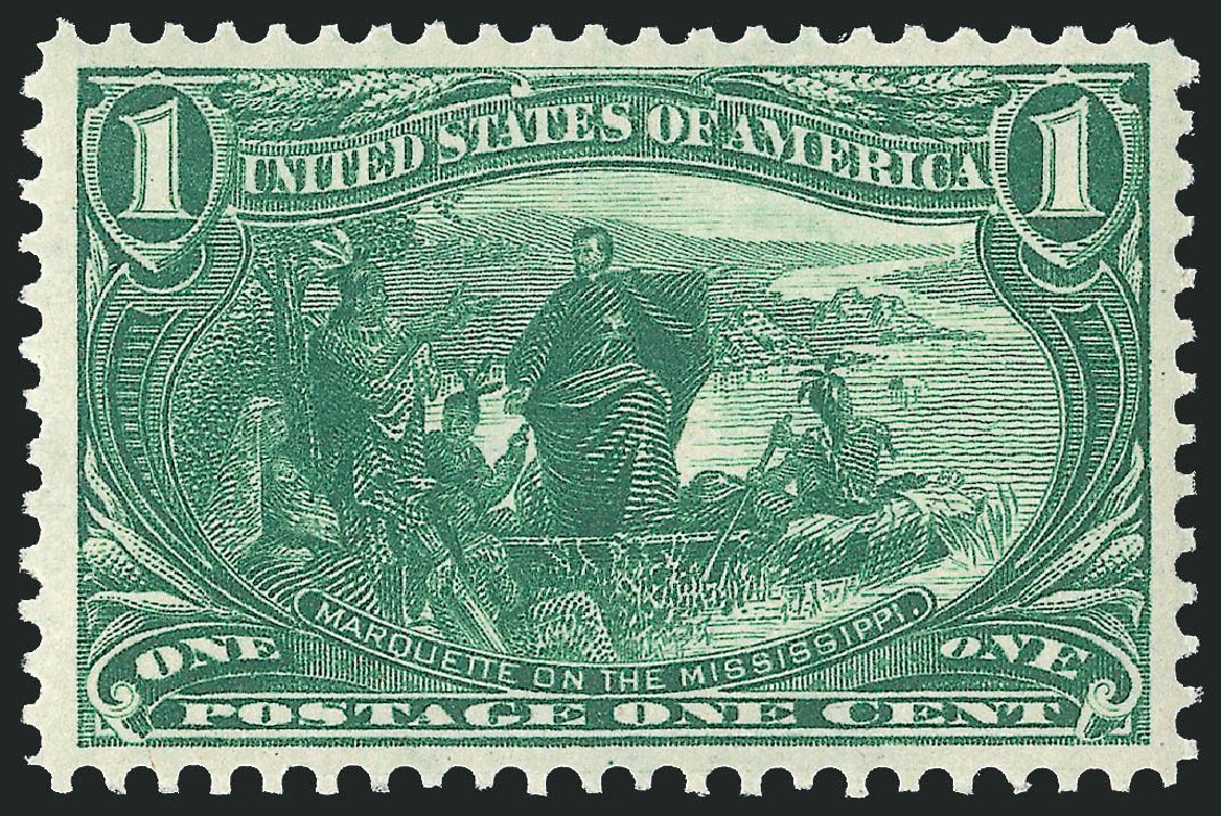 US Stamp Values Scott Cat. 285: 1c 1898 Trans Mississippi Exposition. Robert Siegel Auction Galleries, Jun 2011, Sale 1011, Lot 645