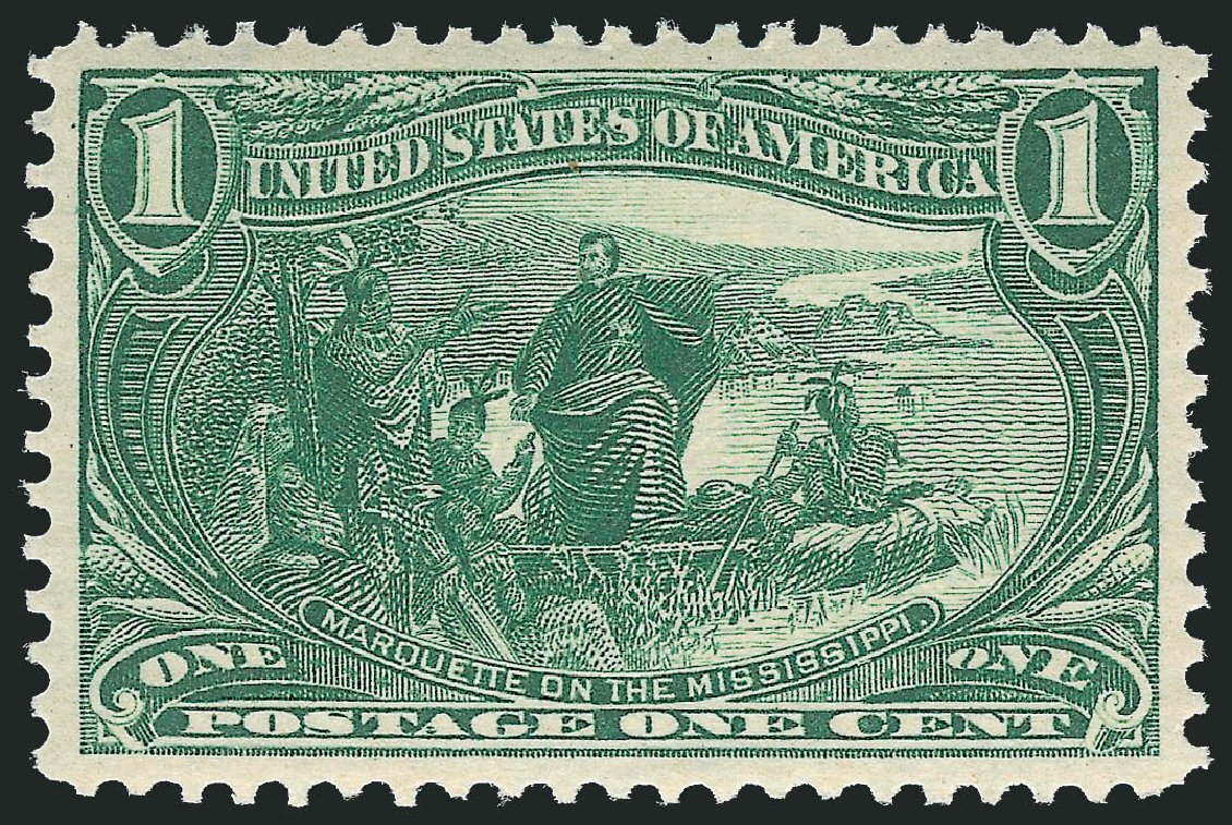 US Stamp Price Scott # 285: 1c 1898 Trans Mississippi Exposition. Robert Siegel Auction Galleries, Oct 2011, Sale 1014, Lot 1625