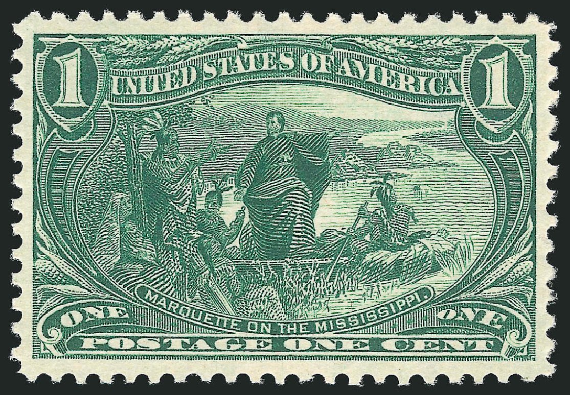 US Stamp Prices Scott 285 - 1c 1898 Trans Mississippi Exposition. Robert Siegel Auction Galleries, Dec 2012, Sale 1037, Lot 1905