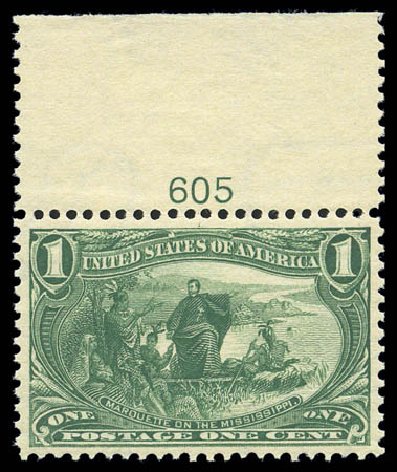 Costs of US Stamp Scott Catalogue 285 - 1898 1c Trans Mississippi Exposition. Matthew Bennett International, Sep 2010, Sale 333, Lot 3702