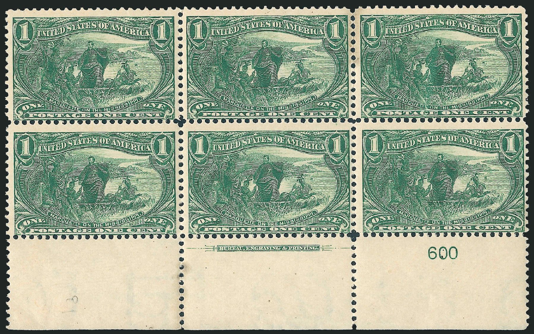 Cost of US Stamps Scott Cat. 285 - 1898 1c Trans Mississippi Exposition. Robert Siegel Auction Galleries, Apr 2009, Sale 971, Lot 1172