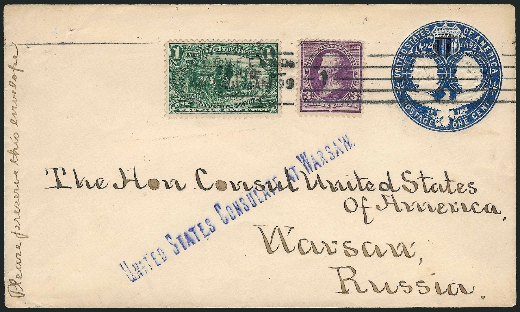 Prices of US Stamp Scott Cat. 285 - 1c 1898 Trans Mississippi Exposition. Robert Siegel Auction Galleries, Nov 2013, Sale 1056, Lot 383