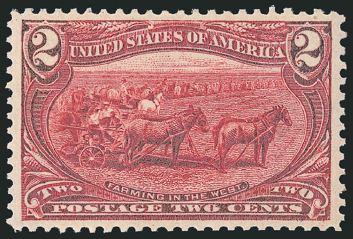 Costs of US Stamp Scott Catalogue #286 - 1898 2c Trans Mississippi Exposition. Robert Siegel Auction Galleries, Jun 2011, Sale 1011, Lot 647