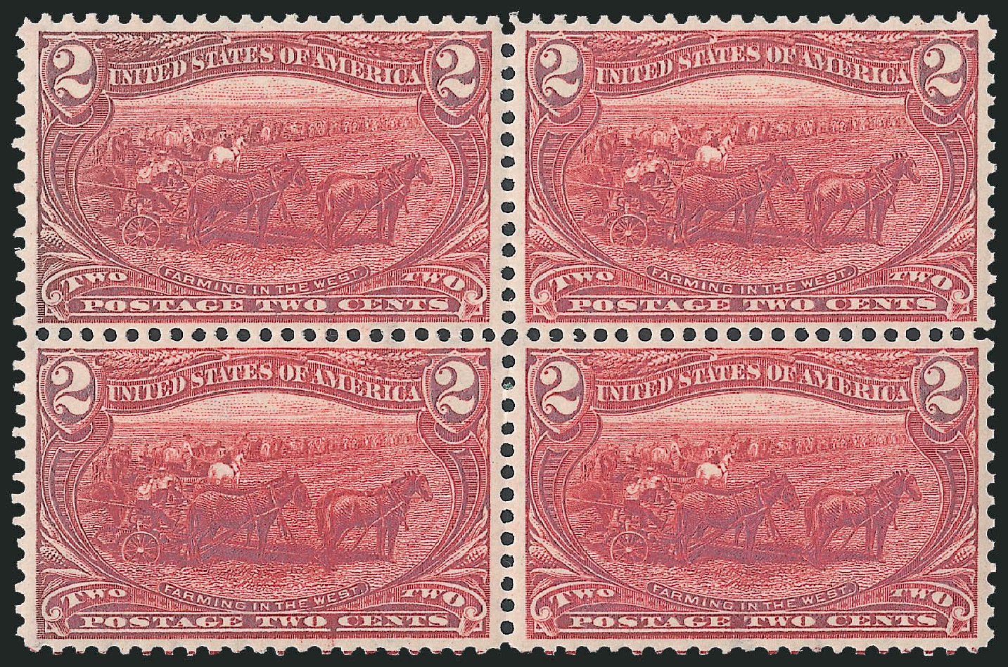 Values of US Stamp Scott Cat. 286: 1898 2c Trans Mississippi Exposition. Robert Siegel Auction Galleries, Jun 2011, Sale 1011, Lot 648