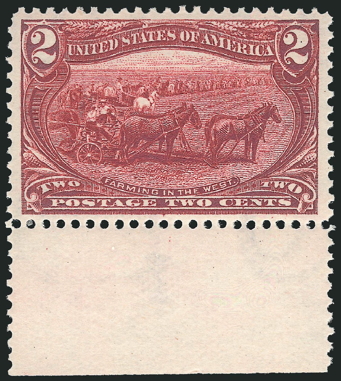 US Stamp Prices Scott # 286 - 1898 2c Trans Mississippi Exposition. Robert Siegel Auction Galleries, Oct 2011, Sale 1014, Lot 1628