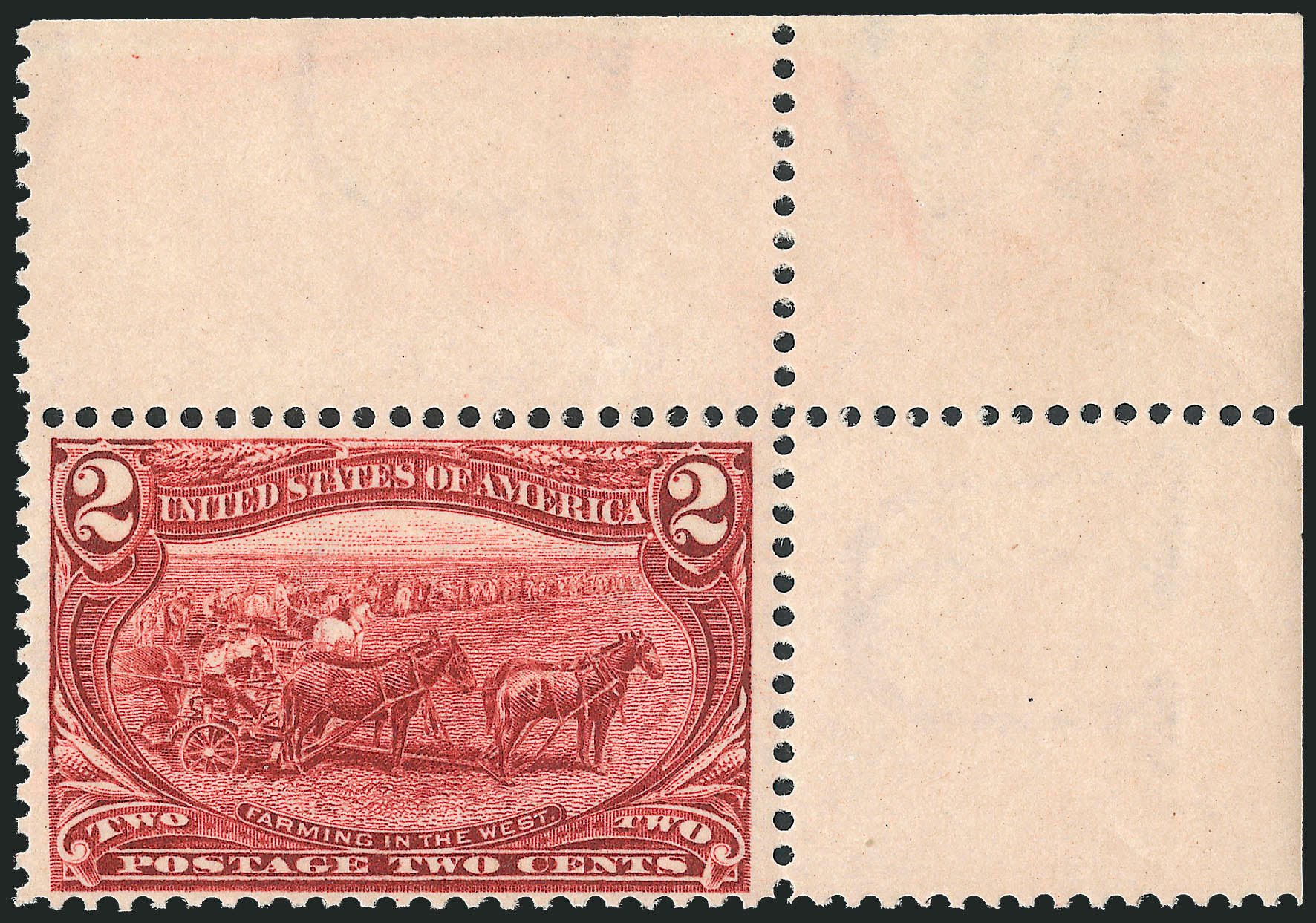Value of US Stamps Scott Cat. # 286: 2c 1898 Trans Mississippi Exposition. Robert Siegel Auction Galleries, Dec 2011, Sale 1017, Lot 718