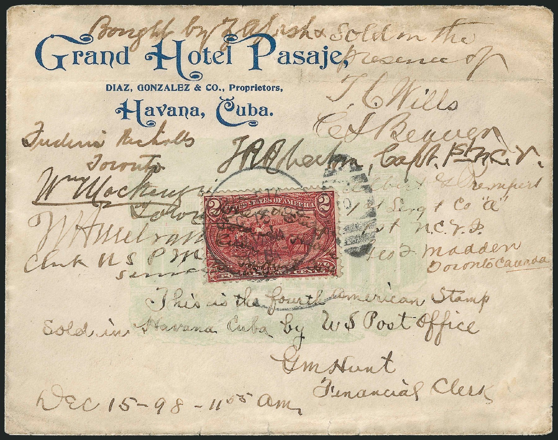 US Stamp Price Scott Catalogue # 286 - 2c 1898 Trans Mississippi Exposition. Robert Siegel Auction Galleries, Nov 2013, Sale 1056, Lot 388