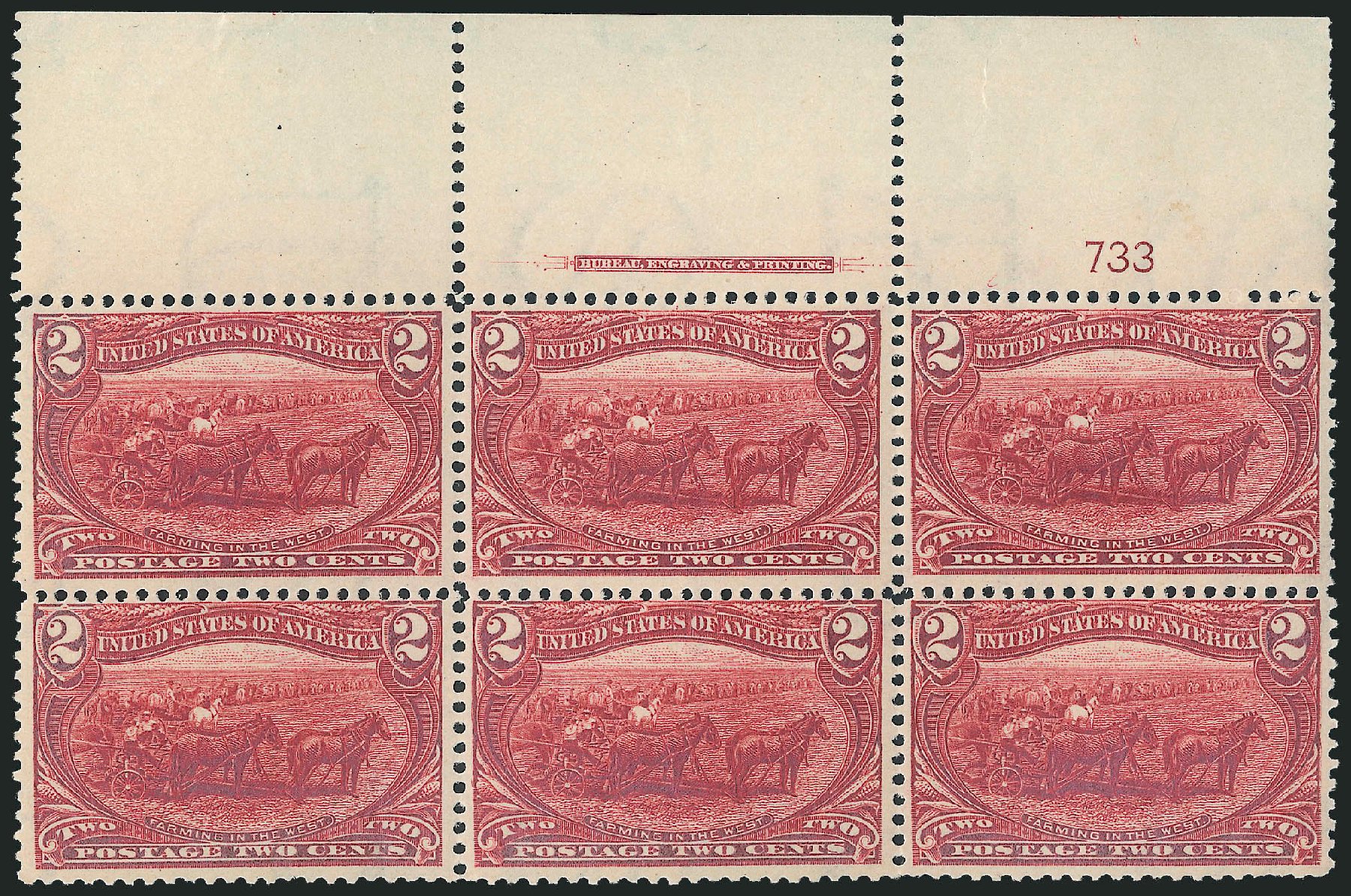 Value of US Stamps Scott 286 - 1898 2c Trans Mississippi Exposition. Robert Siegel Auction Galleries, Mar 2011, Sale 1007, Lot 2539