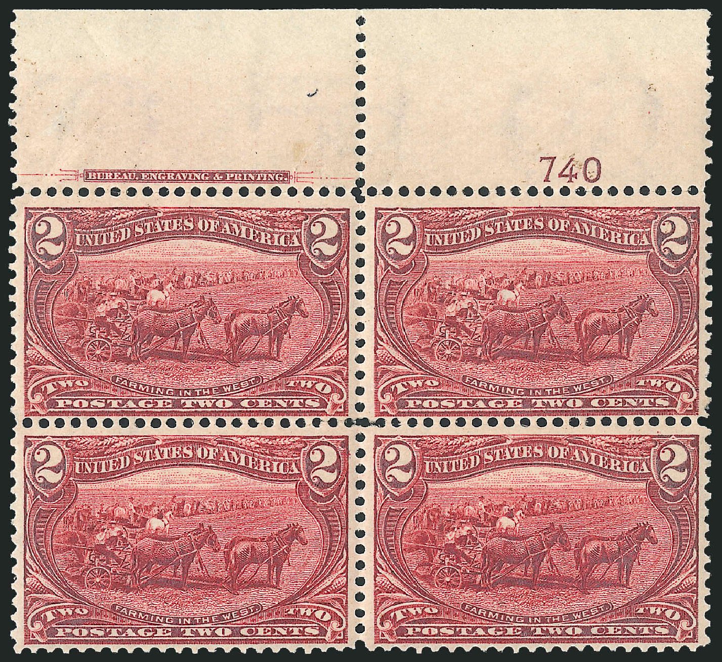 Costs of US Stamps Scott 286: 1898 2c Trans Mississippi Exposition. Robert Siegel Auction Galleries, Apr 2009, Sale 971, Lot 1199