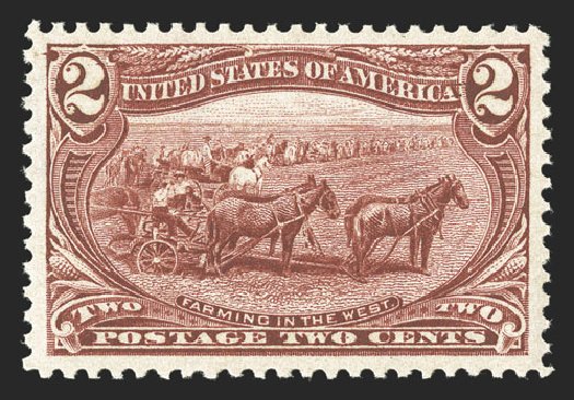Price of US Stamp Scott Catalog #286: 2c 1898 Trans Mississippi Exposition. Spink Shreves Galleries, Jul 2012, Sale 140, Lot 199