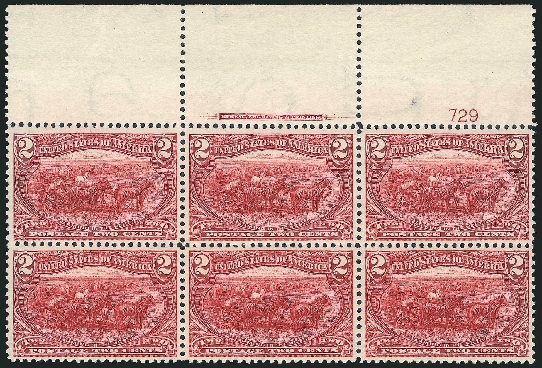 Costs of US Stamps Scott Catalogue 286: 2c 1898 Trans Mississippi Exposition. Robert Siegel Auction Galleries, Oct 2011, Sale 1014, Lot 1630