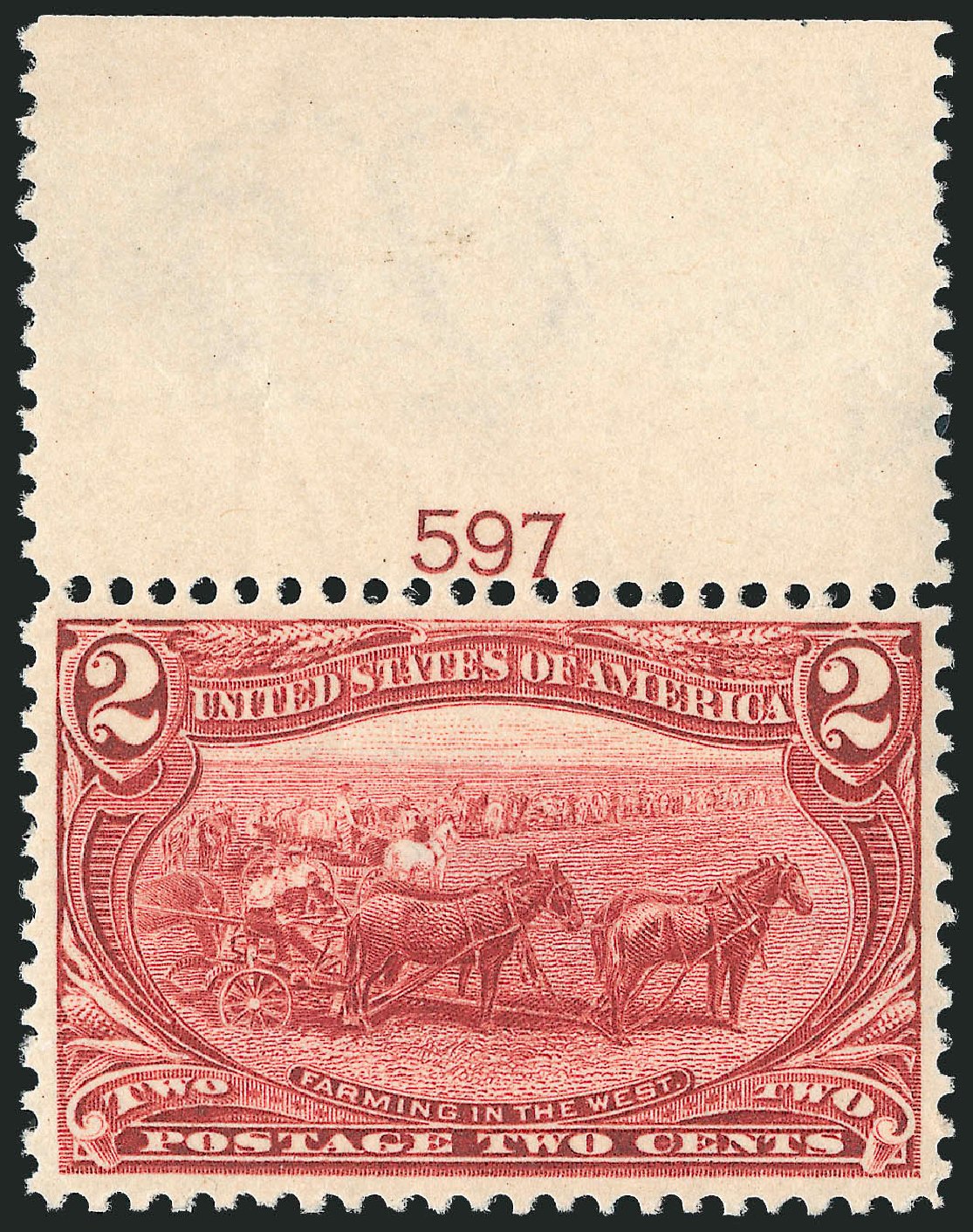 Price of US Stamp Scott # 286: 2c 1898 Trans Mississippi Exposition. Robert Siegel Auction Galleries, Oct 2012, Sale 1033, Lot 4160