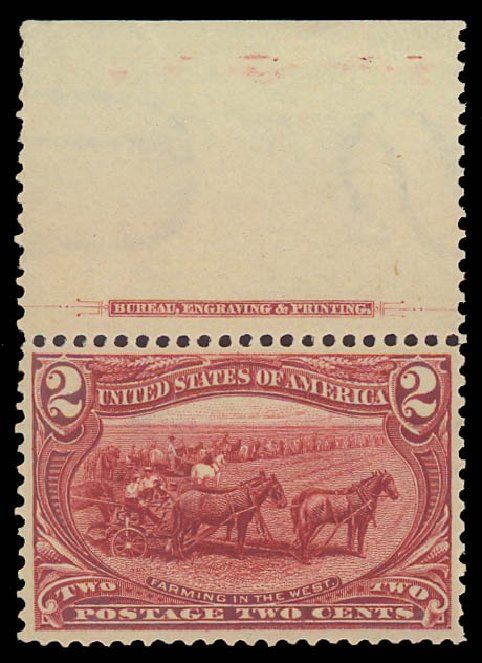 US Stamp Prices Scott Catalog #286: 2c 1898 Trans Mississippi Exposition. Daniel Kelleher Auctions, Jun 2012, Sale 630, Lot 1654