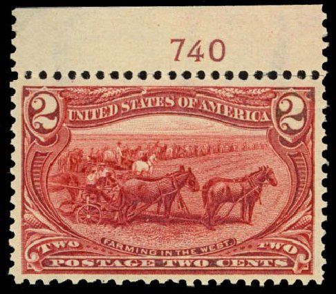 Cost of US Stamps Scott 286: 1898 2c Trans Mississippi Exposition. Daniel Kelleher Auctions, Sep 2013, Sale 639, Lot 1104