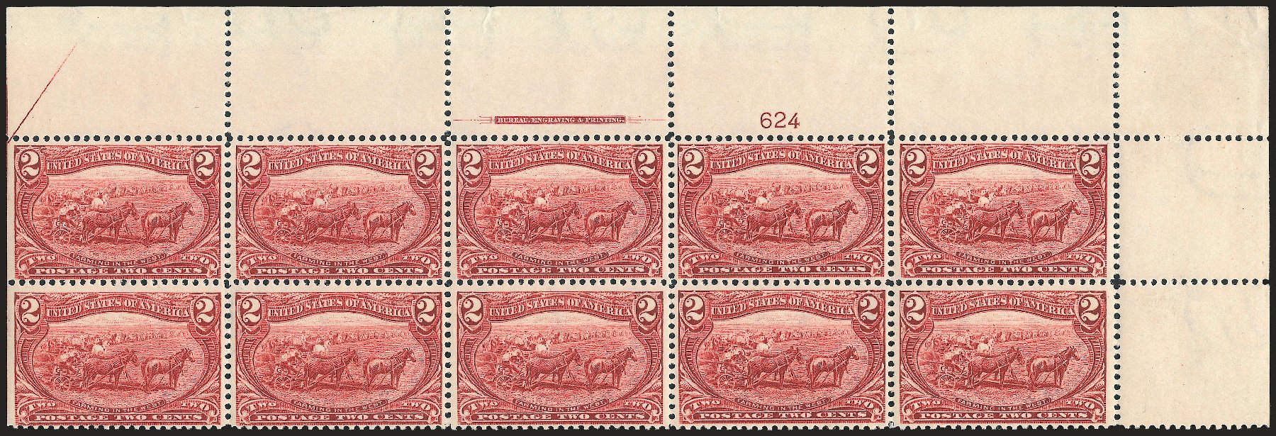 Price of US Stamps Scott Cat. # 286 - 1898 2c Trans Mississippi Exposition. Robert Siegel Auction Galleries, Apr 2009, Sale 971, Lot 1185