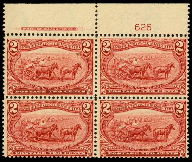 Cost of US Stamp Scott #286: 1898 2c Trans Mississippi Exposition. Daniel Kelleher Auctions, Apr 2013, Sale 636, Lot 232