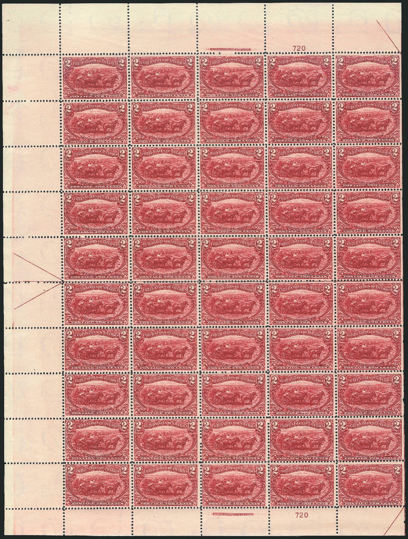 US Stamps Prices Scott #286 - 2c 1898 Trans Mississippi Exposition. Robert Siegel Auction Galleries, Feb 2015, Sale 1092, Lot 1232