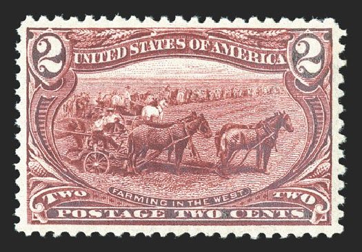 Values of US Stamp Scott 286 - 2c 1898 Trans Mississippi Exposition. Spink Shreves Galleries, Nov 2012, Sale 141, Lot 122