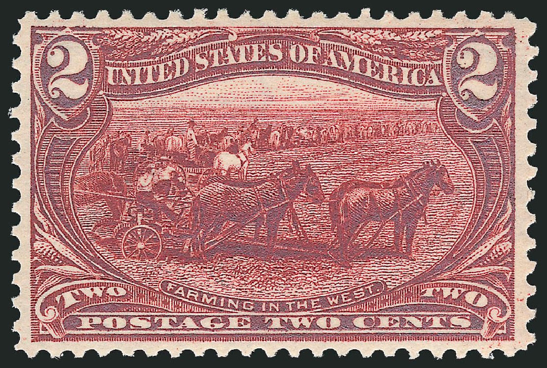 US Stamps Price Scott Catalogue #286 - 2c 1898 Trans Mississippi Exposition. Robert Siegel Auction Galleries, Mar 2012, Sale 1019, Lot 623