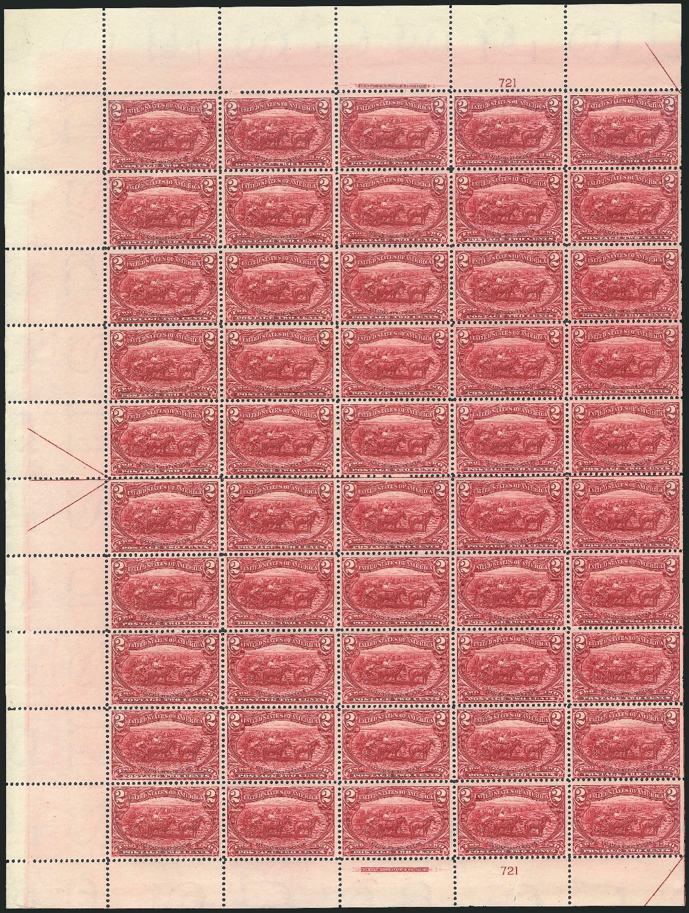 US Stamps Values Scott #286 - 1898 2c Trans Mississippi Exposition. Robert Siegel Auction Galleries, Feb 2015, Sale 1092, Lot 1233