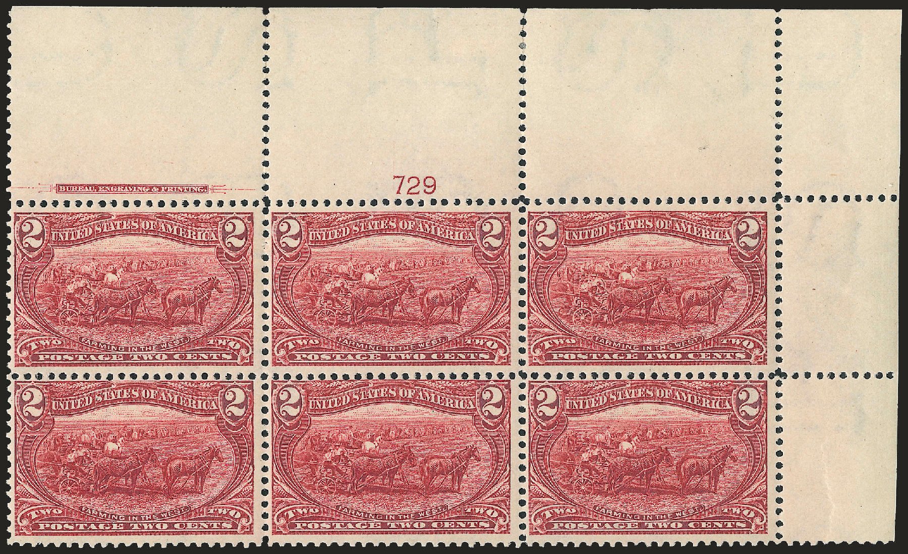 Value of US Stamps Scott Cat. #286 - 2c 1898 Trans Mississippi Exposition. Robert Siegel Auction Galleries, Apr 2009, Sale 971, Lot 1193