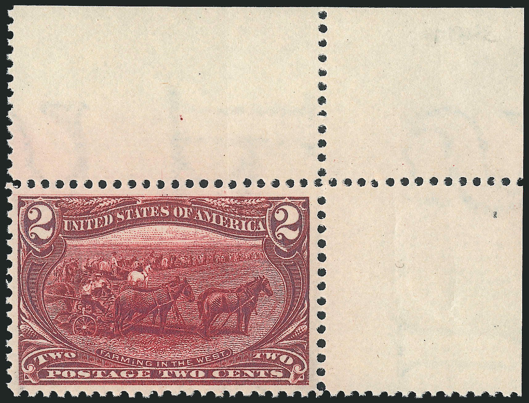Values of US Stamps Scott Catalog #286: 2c 1898 Trans Mississippi Exposition. Robert Siegel Auction Galleries, Jun 2011, Sale 1011, Lot 646